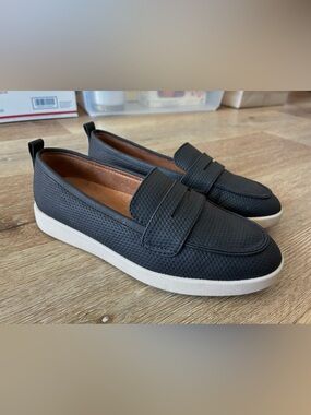 Naturalizer Ingrid Hybrid Loafers Black Nubuck Women’s Shoes Size US 6 EU 36